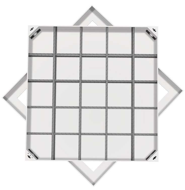 崆峒不锈钢方井展示